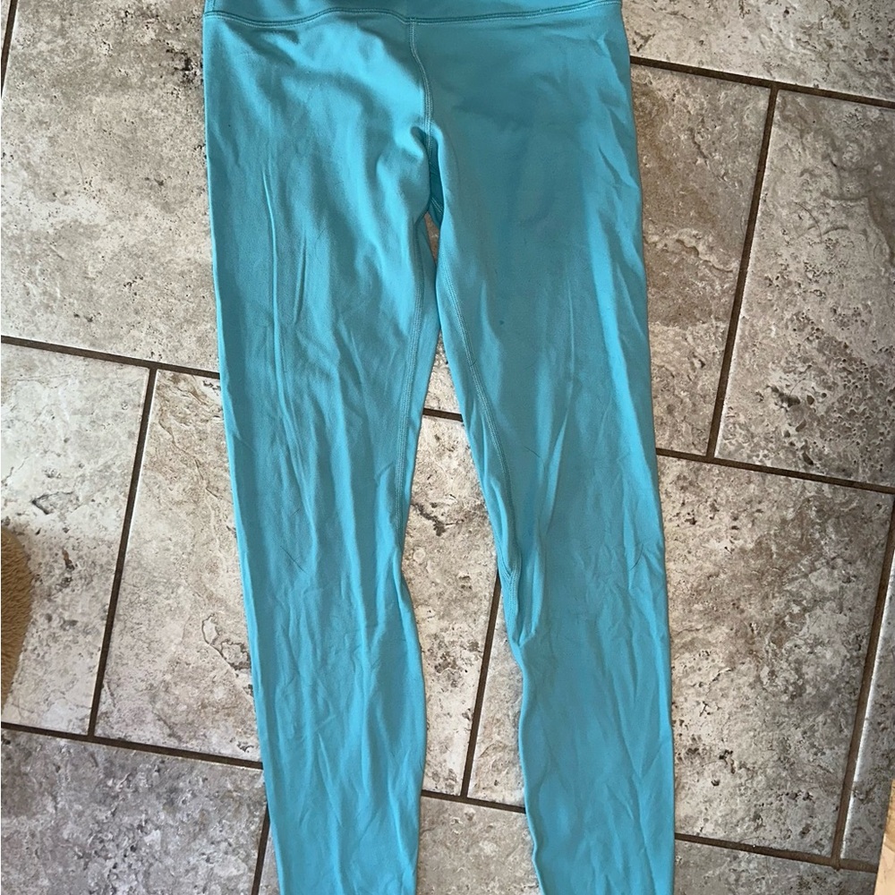 Lululemon Teal Align Leggings - Picture 4 of 6